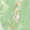 Grande Sure depuis La Namière par les Rochers de Chalves GPS track, route, trail