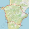 De la baie de douanenez (Saint hernot) à l'océan (pointe de dinan) GPS track, route, trail