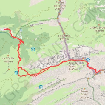Dents Blanches Occidentales GPS track, route, trail