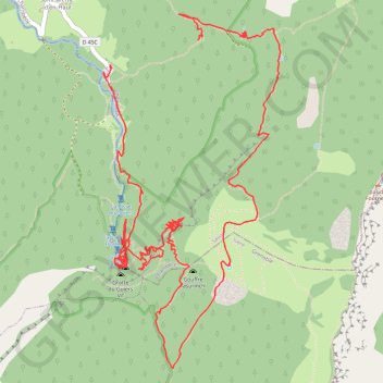 Cirque de Saint Meme, Pas de la Mort et Chemin de Tracarta GPS track, route, trail