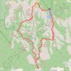 Roc du caroux (piste des charbonniers) GPS track, route, trail