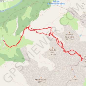 Aravis-Combe Paccaly GPS track, route, trail