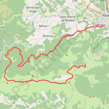 Prat d'Albis GPS track, route, trail