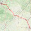 Bordeaux Toulouse à vélo GPS track, route, trail