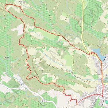 Le sentier des capitelles de Laure-Minervois GPS track, route, trail