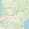 Compostelle - Du Massif Central aux Pyrénées GPS track, route, trail