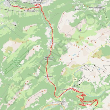Le Grand-Bornand - Lac des Confins GPS track, route, trail