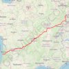 A 63, La Transeuropéenne, La Transeuropéenne, N 70, La Comtoise, Autoroute des Cigognes GPS track, route, trail
