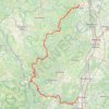 Grande Traversée de l'Ardèche à VTT GPS track, route, trail