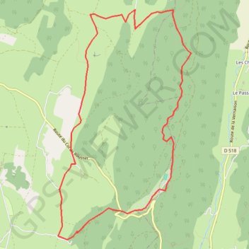 Boucle de Vassieux en Vercors GPS track, route, trail