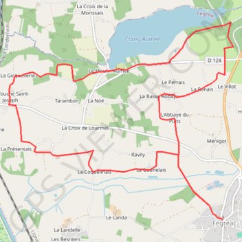 Circuit du Bellion - Fégréac GPS track, route, trail