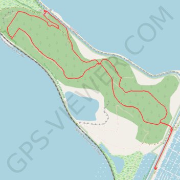 Tour de l'Île Sainte Lucie GPS track, route, trail