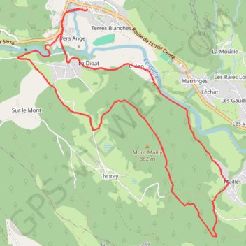 Circuit du Plateau d'Ivoray GPS track, route, trail