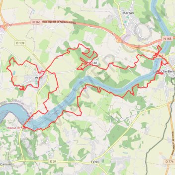 Rando Arzal GPS track, route, trail