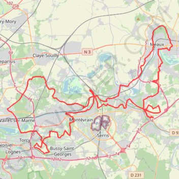 VTT endurance GPS track, route, trail