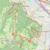 Les Vouillants - Fontaine GPS track, route, trail