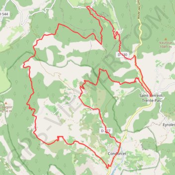La Drôme Provençale - Sous l'œil du gorille GPS track, route, trail
