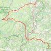Chemin de Saint Guilhem le Désert - De Aumont-Aubrac à Sainte Enimie (Lozère) GPS track, route, trail
