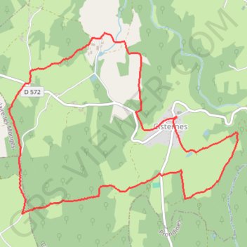 Randonnée autour de Cisternes-la-Forêt GPS track, route, trail