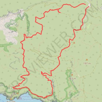 Crêtes du devenson GPS track, route, trail