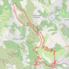Mont-Macaron : Tour des ruines depuis Cantaron GPS track, route, trail