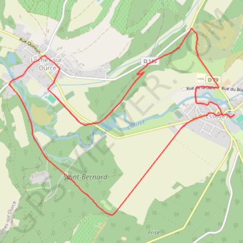 Circuit P.A Renoir (Les chemins de Renoir) GPS track, route, trail