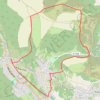 Le Mont Saint-Quentin - La petite boucle GPS track, route, trail