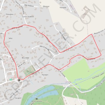 Circuit de Pardaillan - Latresne GPS track, route, trail