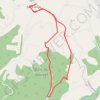 Saint ange et la Traversée de Mont Peyroux GPS track, route, trail