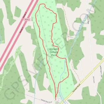 Hanwell Nature Park Loop GPS track, route, trail