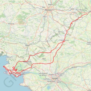 Trace Sortie moto 2023 GPS track, route, trail