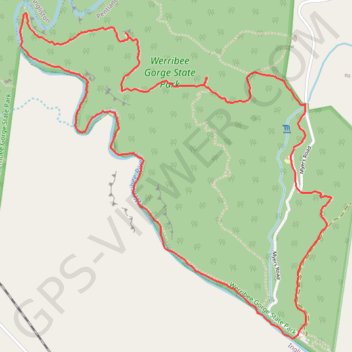 Werribee Gorge Circuit GPS track, route, trail