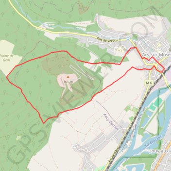 Ars-Gare - Pierre-qui-Tourne - Plaine de Geai GPS track, route, trail