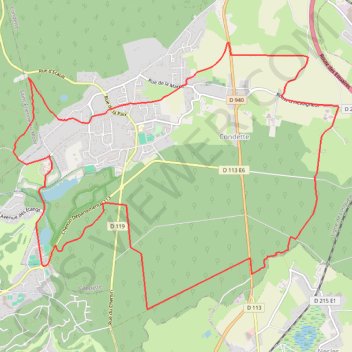 Sentier du Château - Condette GPS track, route, trail