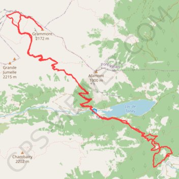 Le Grammont GPS track, route, trail