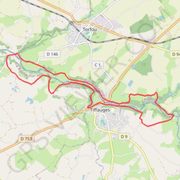 Tiffauges GPS track, route, trail
