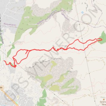 Rando Saint-Jean-de-Garguier - Bergerie de Tuny GPS track, route, trail