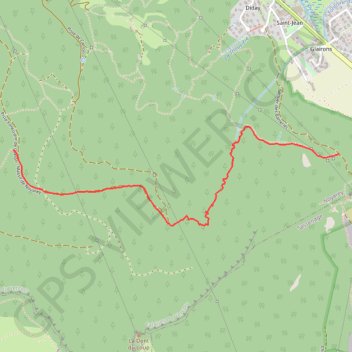 Draye de Seblou (partie basse) GPS track, route, trail