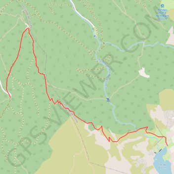 Lac du Crozet GPS track, route, trail