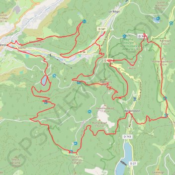 La Bresse, Lorraine GPS track, route, trail