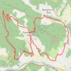 Ponet Saint Auban (Drôme) GPS track, route, trail