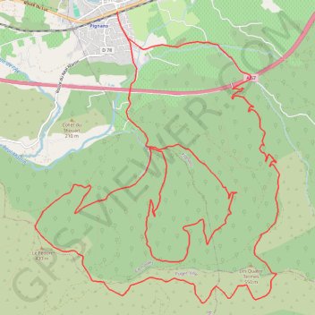 Les Crêtes de Maraval - Pignans GPS track, route, trail