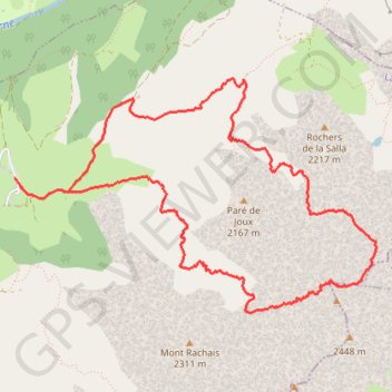 Traversée du Trou de la Mouche - La Clusaz GPS track, route, trail