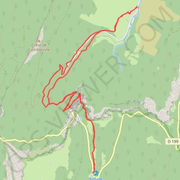 Le Saut de la Truite GPS track, route, trail