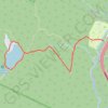 Lonesome Lake Loop Trail in Franconia Notch State Park GPS track, route, trail