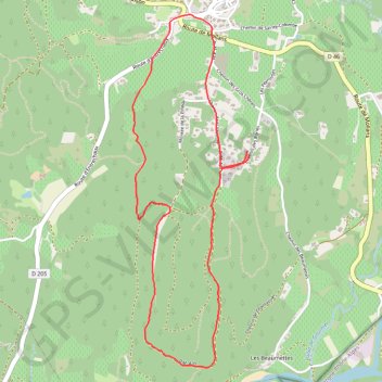 Les hauteurs de Faucon GPS track, route, trail