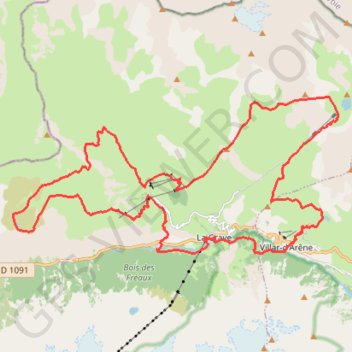 Tour septentrional de La Grave GPS track, route, trail
