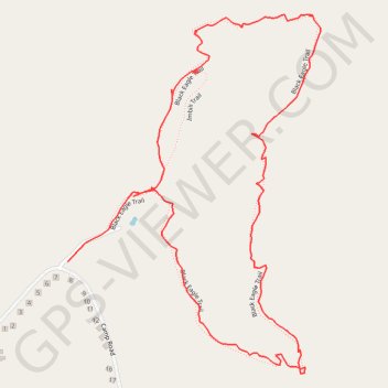 Black Eagle Trail - Mountain Zebra National Park GPS track, route, trail