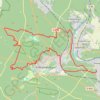 Boucle VTT dans la forêt de Fontainebleau GPS track, route, trail