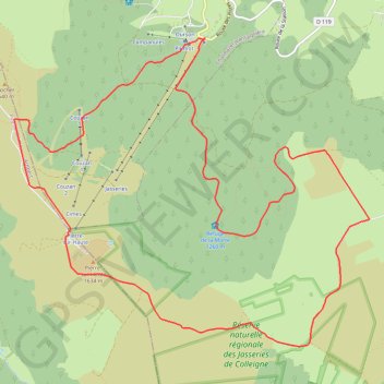Le Tour de La Pierre-sur-Haute par les plateaux GPS track, route, trail